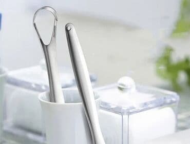 zenska licna nega: Metalni čistač jezika Tongue Scraper kreiran je tako da ga možete — 1