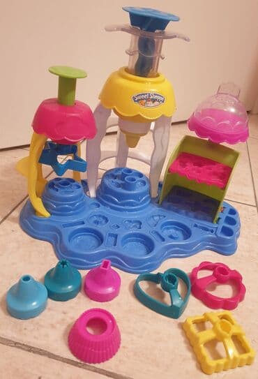 zuti autobus igracka: Play doh sweet shoppe velika edukativna igracka koja razvija mastu kod — 9