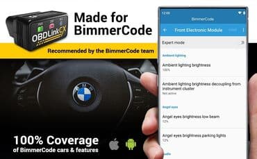 autoradio sa ekranom: OBDLink CX BLE Bluetooth OBD2 za Bimmercode iOS i Android OBDLink CX — 8