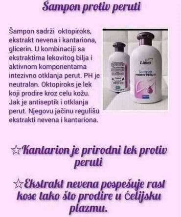 sophie's choice olovka za obrve: AKCIJA 15%‼️ Limes šampon protiv peruti sadrži oktopiroks, ekstrakt — 1