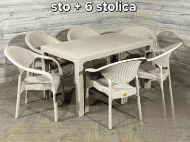 ikea sto i stolice za decu: 07. set 
200e — 2