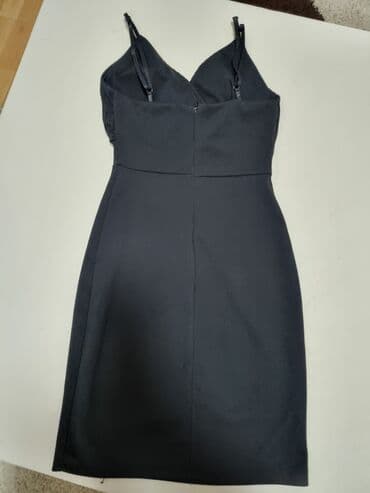 haljine crne: 9Fashion Woman S (EU 36), bоја - Crna, Oversize, Kratkih rukava — 4
