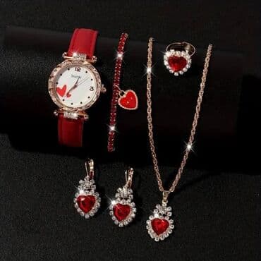 prsten sa oce nas: Set: Minđuše, Narukvica, Ogrlica, Materijal: Hirurški čelik — 14