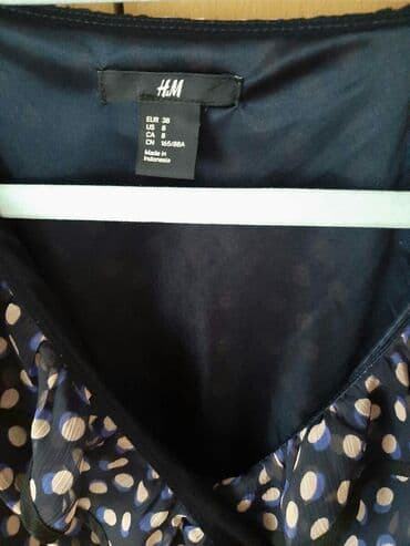 new yorker push up: H&M M (EU 38), color - Blue, With the straps — 3