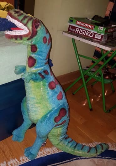 plišani kombinezon za odrasle: Dinosaurus ogroman visina oko 70cm ! plisana igracka . jako kvalitetan — 1