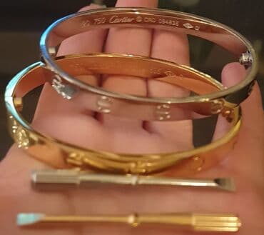 cartier naocare srbija: Čvrsta narukvica, Cartier, Materijal: Srebro — 5