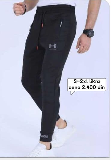 Pantalone: Pantalone, S (EU 48), Jogger, bоја - Crna