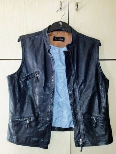 ramax novi sad: Massimo Dutti, L (EU 40), Koža, bоја - Crna — 1