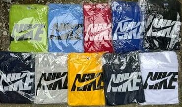 Muška odeća: Majica na kratke rukave, XL (EU 54), Nike, bоја - Šareno, Pamuk — 1
