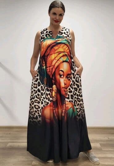 sorcevi za punije dame: One size, bоја - Šareno, Oversize, Top (bez rukava) — 1