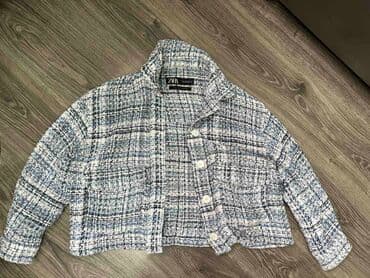 prsluk i pantalone komplet: Zara, M (EU 38), Karirani — 1