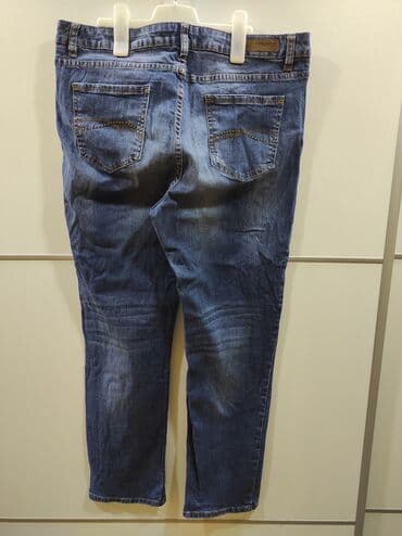 lidl pantalone: Farmerke veličina 44. Poluobim struka 47/49, dubina napred 27, duzina — 3