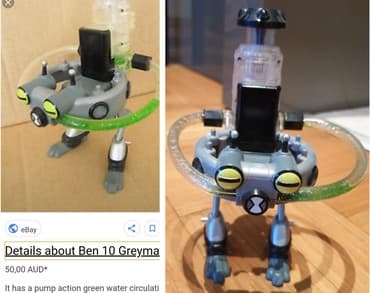 konjic za decu: Ben 10 alien original igracka - graymatter galvan prime ride vehicle — 2