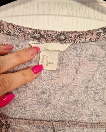 kućni ogrtač h m: H&M, XL (EU 42), Cvetni, bоја - Šareno — 2