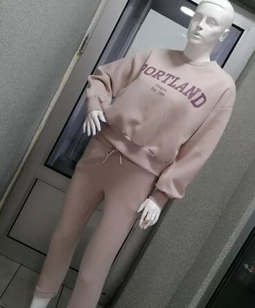 elegantne pantalone sa visokim strukom: M (EU 38), Sa ilustracijom, bоја - Bež — 2