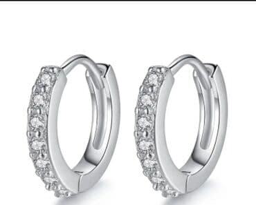 Hoop earrings, Material: Silver — 1