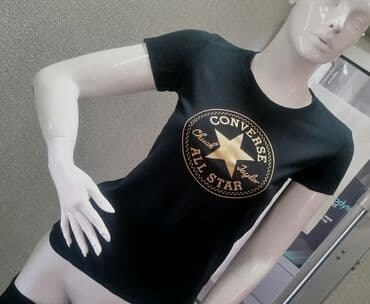 zenski sorc za kupanje: Converse, XS (EU 34), Pamuk, bоја - Crna — 1