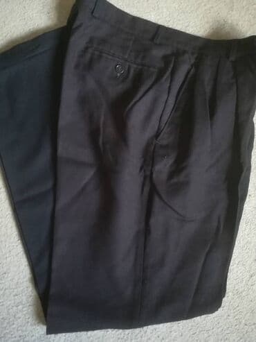 Muška odeća: Pantalone crne "Nicola*s" vel 104/46. Obim struka 72 cm, obim bokova — 7