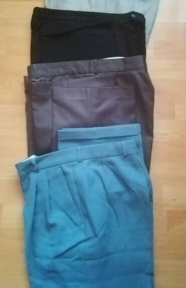 Muška odeća: Pantalone 2 kom sve za 500 din vel XL/XXL. Crne i plave na crtu. Crne — 4