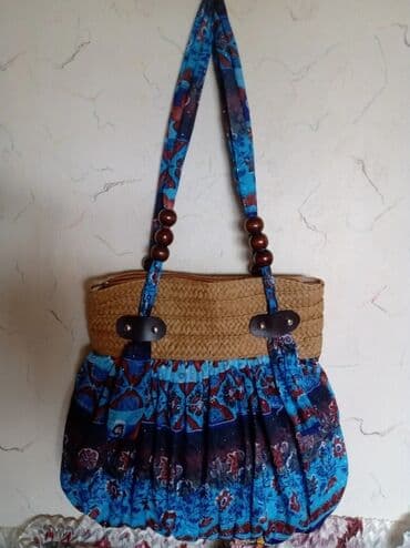 zenska torba za putovanje: Torba za rame, Materijal: Platno — 6