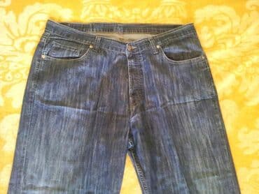 elegantne pantalone sa visokim strukom: Farmerke, 38 / 34, Loose fit — 2