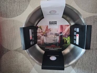 posuda za sundjer i deterdzent: KUHN RIKON šerpica sa drškom, prestižnog kvaliteta, Swiss design, nova — 5