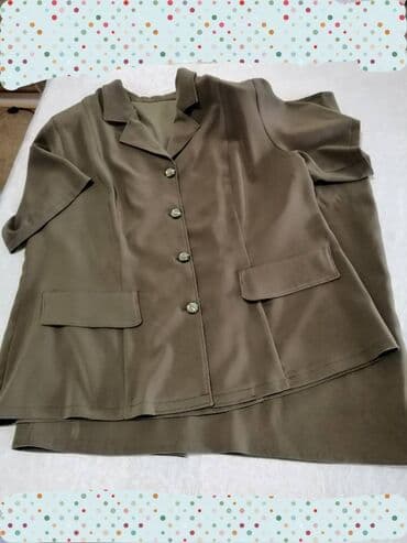 swarovski komplet mindjuse i ogrlica: 2XL (EU 44), Jednobojni, bоја - Maslinasto zelena — 1