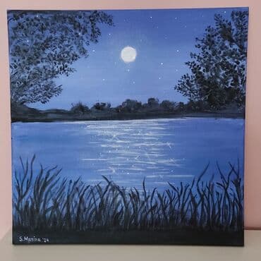 mehanički satovi na navijanje: Slika, 40 x 40 cm, Novo — 1