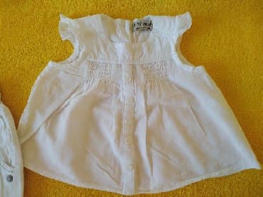 elegantne pantalone sa visokim strukom: Komplet: Majica, Pantalone, 62-68 — 2