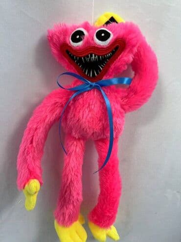 plišani kombinezon za odrasle: Huggy Wuggy Plišana igračka - Poppy Playtime 40 cm Sirovi materijal — 4