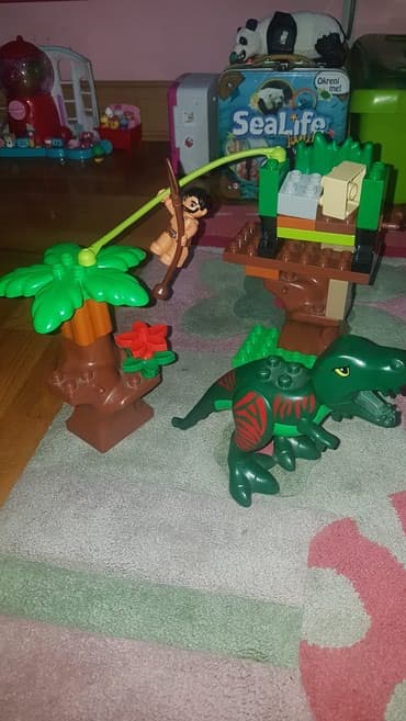 jeftine lego kocke: Lego duplo set 5597 .na zadnjoj slici su tri seta i 5596. dinosaurus — 3
