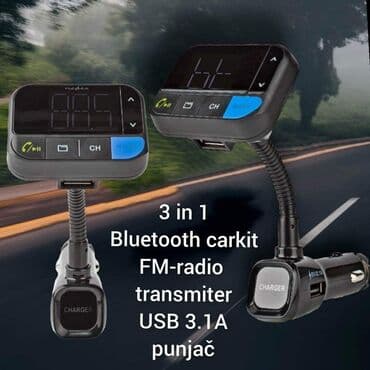 pioneer zvucnici za auto: Cena 2600din CATR102BK 3-in-1 Bluetooth carkit FM-radio transmiter and — 1