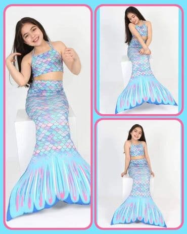 dexy co igracke za decu od 3 godine: 🧜🏼‍♀️ Sirena trodelni kupaći kostimi 🥰 Veličine od 2 do 14 godina — 4