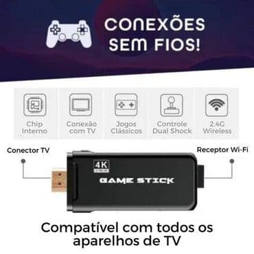 Video igre i konzole: 64G M8 4K Game Stick Mini konzola kutija Retro TV Video Game Console — 7