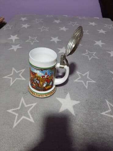 stari satovi prodaja: Stara krigla original vintage model svuda ima natpise od ispot na — 9