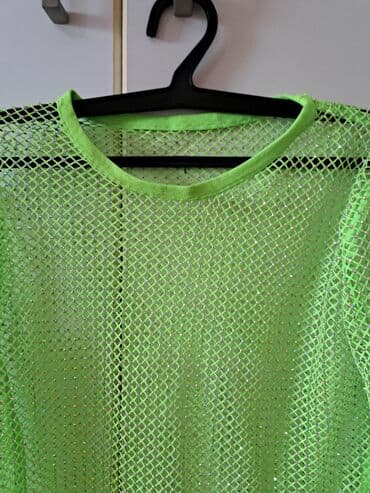 midi haljine h m: One size, Vez, Jednobojni, bоја - Zelena — 10
