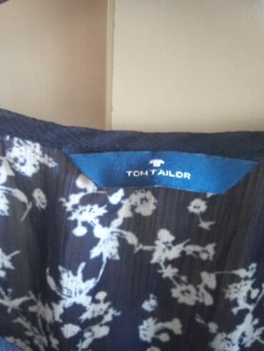 bluza s: Tom Tailor, XS (EU 34), Poliester, Cvetni — 2