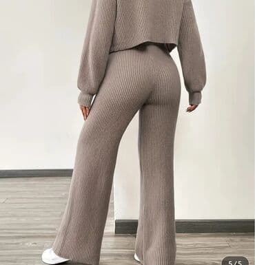 elegantne pantalone sa visokim strukom: L (EU 40), Visok struk, Šalvare — 6