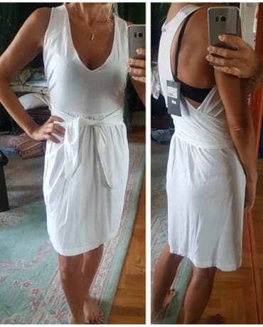 Haljine: Max Mara M (EU 38), bоја - Bela, Na bretele — 5