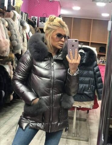 parka s: S (EU 36), Jednobojni, Sa postavom — 4