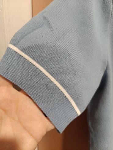 zenske svecane bluzice: H&M, S (EU 36), Poliester, bоја - Svetloplava — 8