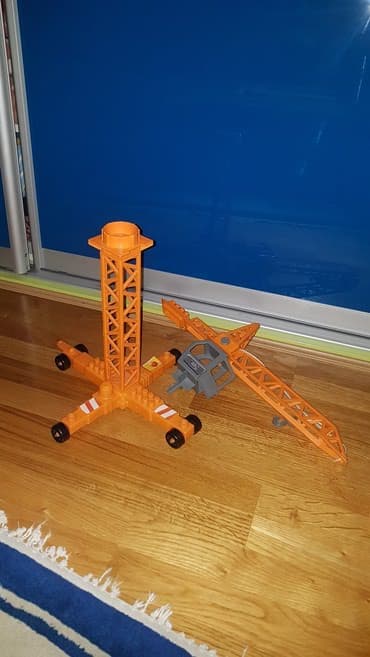 auto na akumulator: ﻿﻿Ogromna dizalica kran abrick ecoiffier.  Set gradiliste!  Sjajna — 9
