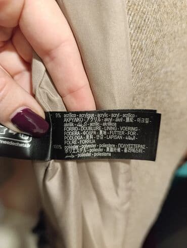 kaput s: Zara, S (EU 36), Jednobojni, Sa postavom — 23