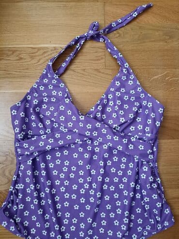 kupaci push up: XL (EU 42), Poliester, Cvetni, bоја - Ljubičasta — 5