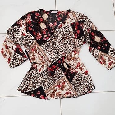 heklanje bluza: 3XL (EU 46), bоја - Šareno — 1