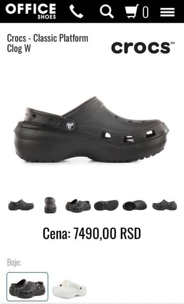 Ženska obuća: Klompe, Crocs, 39 — 5