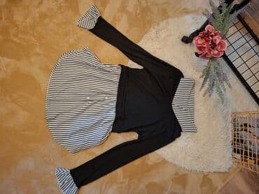 moderne haljine: M (EU 38), bоја - Crna, Oversize, Dugih rukava — 2