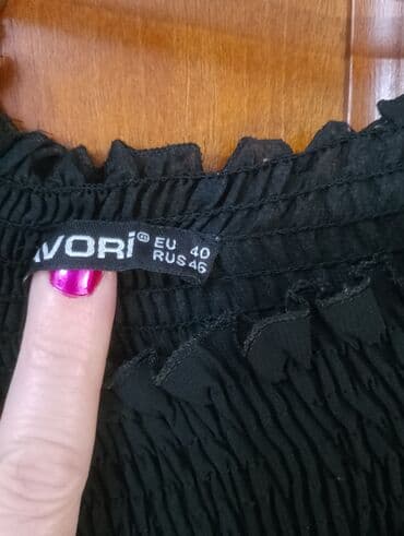 bluza s: Zara, L (EU 40), Svila, Cvetni, bоја - Šareno — 2