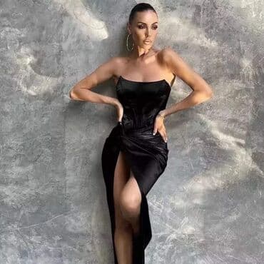 balenciaga haljina: 7Arrows bоја - Crna, Večernji, maturski, Top (bez rukava) — 1