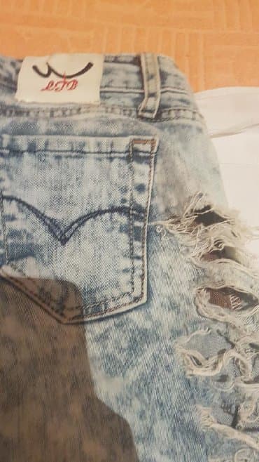 pantalone s: Teksas, Spušteni struk, Drugi kroj — 4